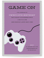 Game On Children's Birthday Party Invitations