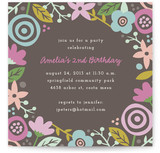 Gardenia Children's Birthday Party Invitations