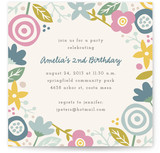 Gardenia Children's Birthday Party Invitations