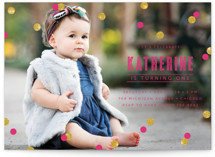 Confetti Children's Birthday Party Invitations