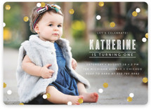 Confetti Children's Birthday Party Invitations