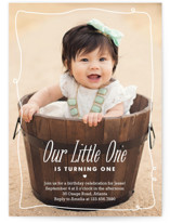 Little One Children's Birthday Party Invitations