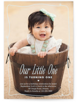 Little One Children's Birthday Party Invitations