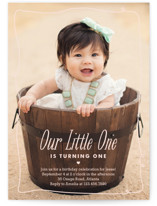Little One Children's Birthday Party Invitations