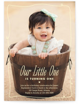 Little One Children's Birthday Party Invitations