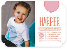 Mod Balloon Children's Birthday Party Invitations