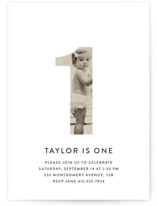 My Age Children's Birthday Party Invitations