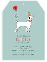 Party Pup Children's Birthday Party Invitations