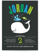 Splish Splash Children's Birthday Party Invitations