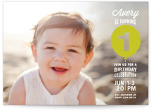 Stacked Balloon Children's Birthday Party Invitations