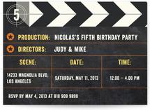The Movie Children's Birthday Party Invitations