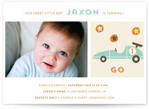 Vintage Toy Car Children's Birthday Party Invitations