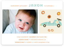 Vintage Toy Car Children's Birthday Party Invitations