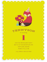 Welcome to Woodland Children's Birthday Party Invitations