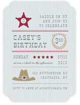 Yeehaw Children's Birthday Party Invitations