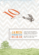 Incoming: 10th Birthday! Children's Birthday Party Invitations