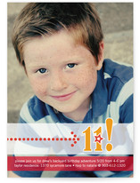 Birthday Star Boy Children's Birthday Party Invitations