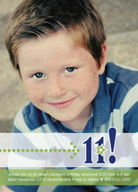 Birthday Star Boy Children's Birthday Party Invitations