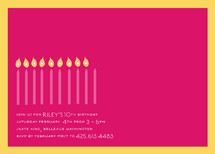 Kindle Children's Birthday Party Invitations