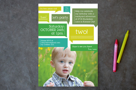 Thoughts On Birthday Boy Children's Birthday Party Invitations