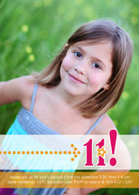 Birthday Star Girl Children's Birthday Party Invitations