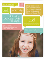 Thoughts On Birthday Girl Children's Birthday Party Invitations