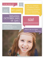 Thoughts On Birthday Girl Children's Birthday Party Invitations