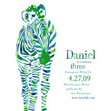 Little Z Children's Birthday Party Invitations, by Candice Leigh Little Z Children's Birthday Party Invitations, by Candice Leigh
