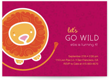 The Mane Event Children's Birthday Party Invitations