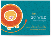 The Mane Event Children's Birthday Party Invitations