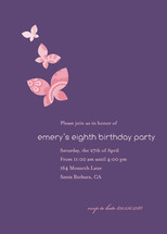 Monarch Flutter Children's Birthday Party Invitations, by kelli hall