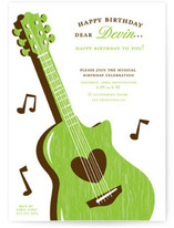 musical Children's Birthday Party Invitations