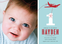 The Birthday Plane Children's Birthday Party Invitations