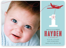 The Birthday Plane Children's Birthday Party Invitations