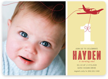 The Birthday Plane Children's Birthday Party Invitations