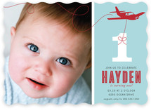 The Birthday Plane Children's Birthday Party Invitations