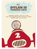 Speed Racer Children's Birthday Party Invitations