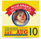 Cutest Show On Earth Children's Birthday Party Invitations