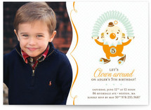 Clowning Around! Children's Birthday Party Invitations