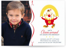 Clowning Around! Children's Birthday Party Invitations