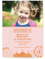 Cotton Candy Children's Birthday Party Invitations