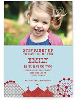 Cotton Candy Children's Birthday Party Invitations