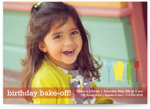 Birthday Bake-Off Children's Birthday Party Invitations