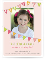 Fun Flags Children's Birthday Party Invitations