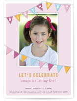 Fun Flags Children's Birthday Party Invitations
