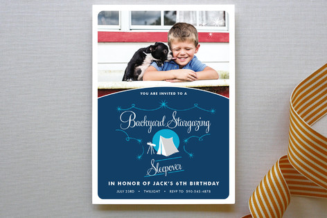 Stargazing Children's Birthday Party Invitations