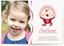 Clowning Around! Children's Birthday Party Invitations