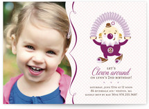 Clowning Around! Children's Birthday Party Invitations