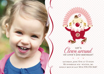 Clowning Around! Children's Birthday Party Invitations