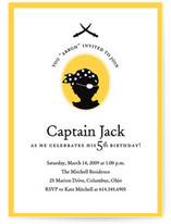 a pirate's life Children's Birthday Party Invitations